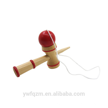 Frete grátis venda Quente cor sólida de bambu kendama